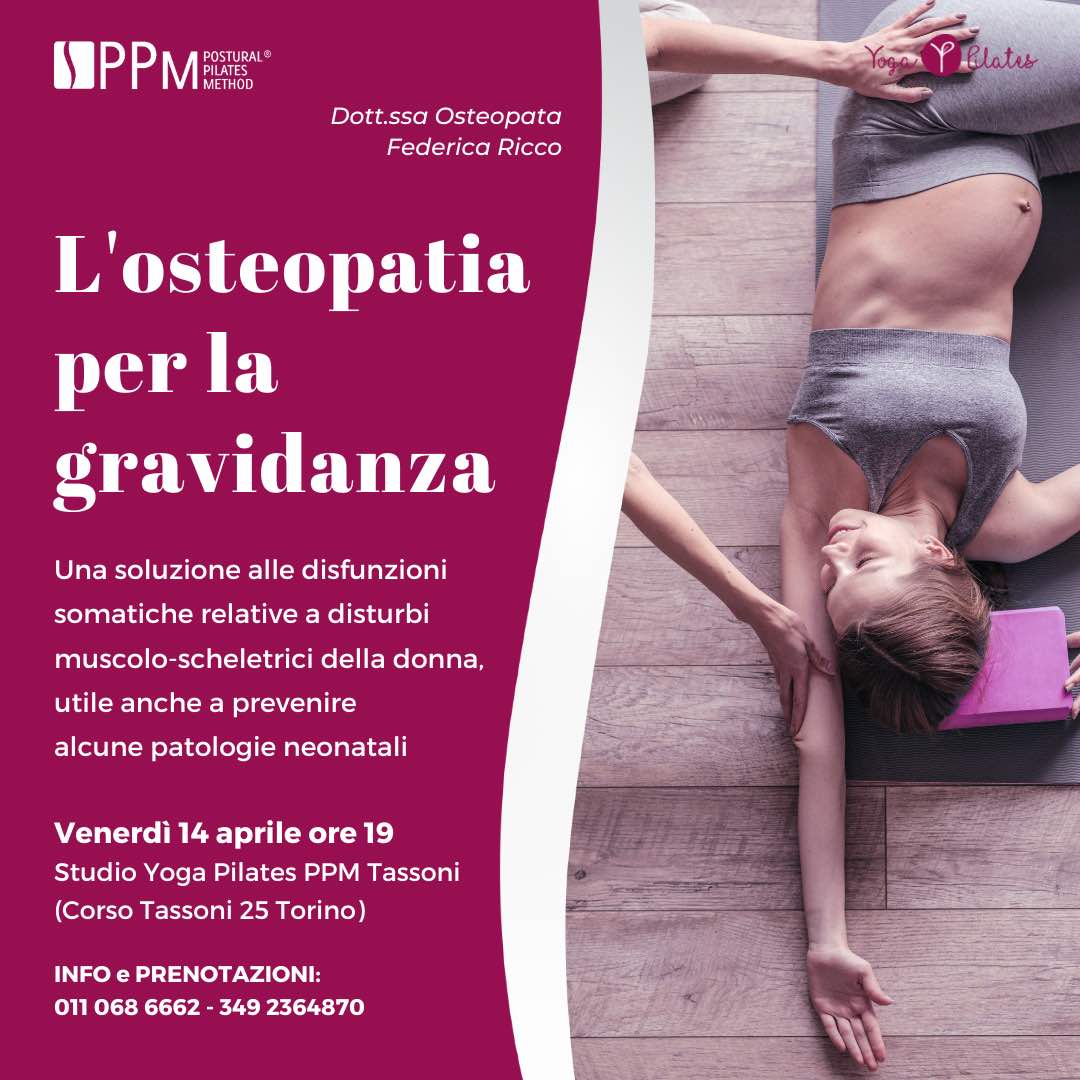 L'osteopatia per la gravidanza Yoga Pilates PPM